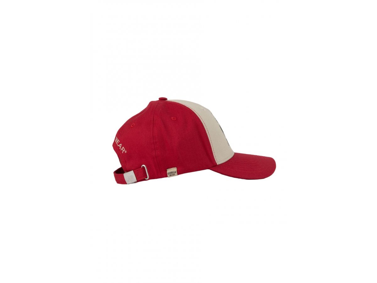 GORILLA WEAR - BUCKLEY CAP - BASEBALL SAPKA - PIROS/BÉZS GORILLA WEAR - BUCKLEY CAP - BASEBALL SAPKA - PIROS/BÉZS