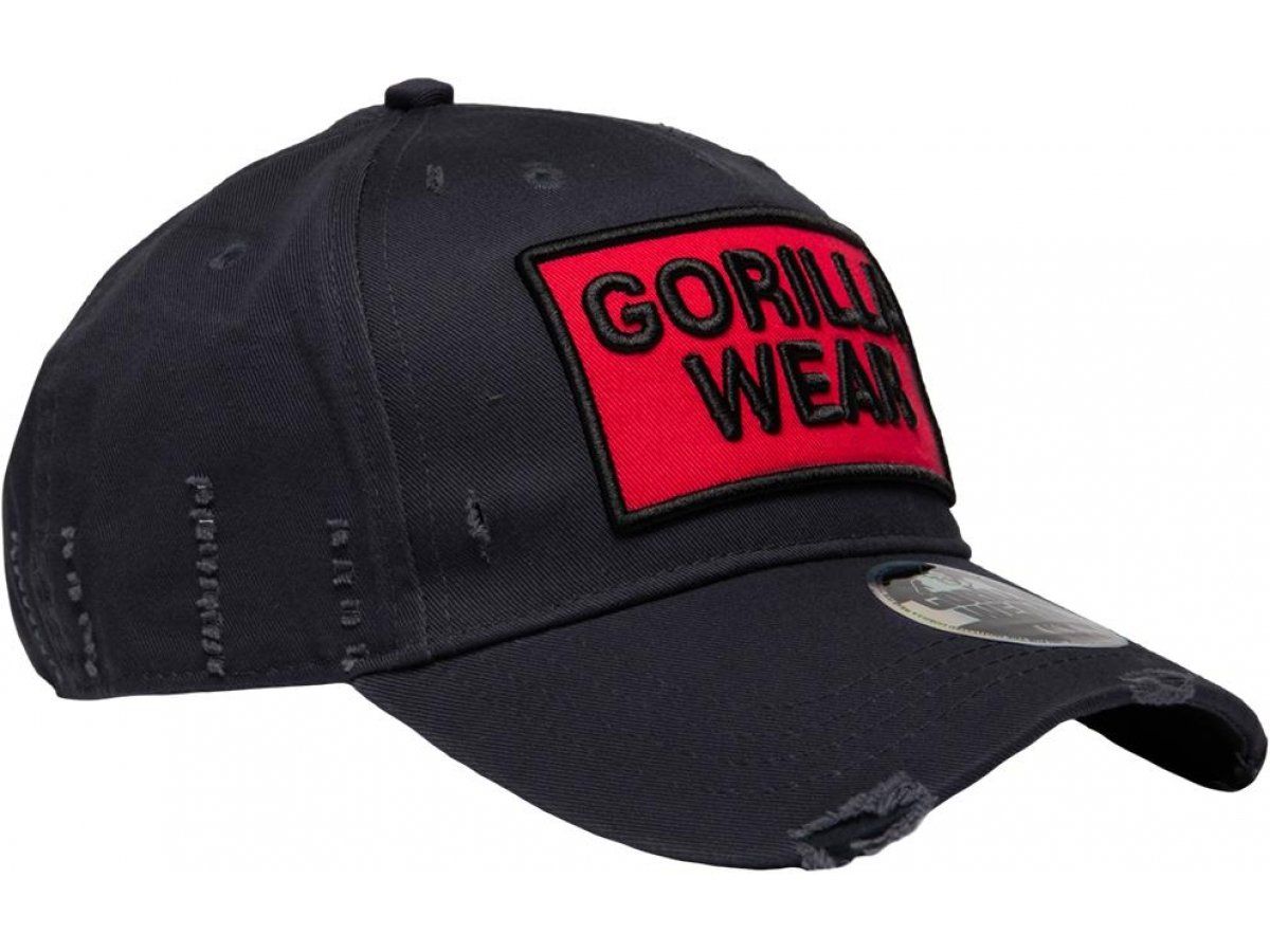 GORILLA WEAR - HARRISON CAP - BASEBALL SAPKA - FEKETE/PIROS GORILLA WEAR - HARRISON CAP - BASEBALL SAPKA - FEKETE/PIROS