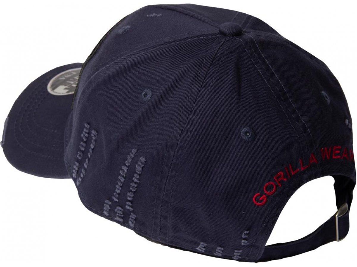 GORILLA WEAR - HARRISON CAP - BASEBALL SAPKA - KÉK/PIROS