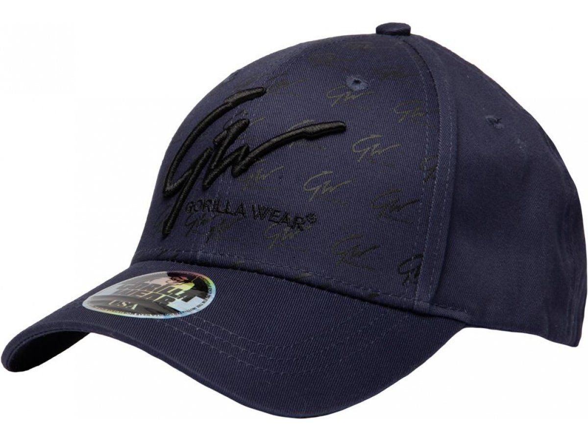 GORILLA WEAR - JULIAN CAP - BASEBALL SAPKA - NAVY KÉK/FEKETE GORILLA WEAR - JULIAN CAP - BASEBALL SAPKA - NAVY KÉK/FEKETE