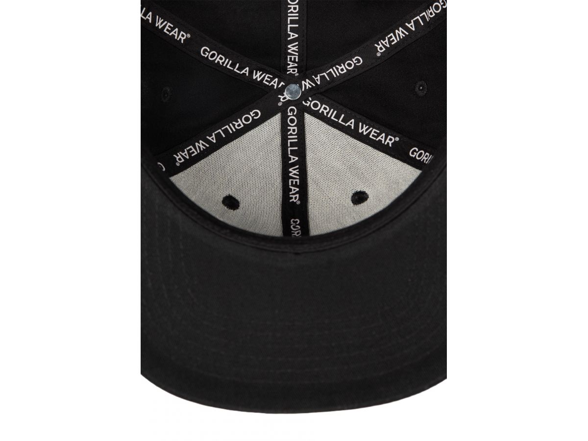 GORILLA WEAR - WAYNE SNAPBACK CAP - BASEBALL SAPKA - FEKETE GORILLA WEAR - WAYNE SNAPBACK CAP - BASEBALL SAPKA - FEKETE