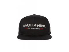 GORILLA WEAR - WAYNE SNAPBACK CAP - BASEBALL SAPKA - FEKETE