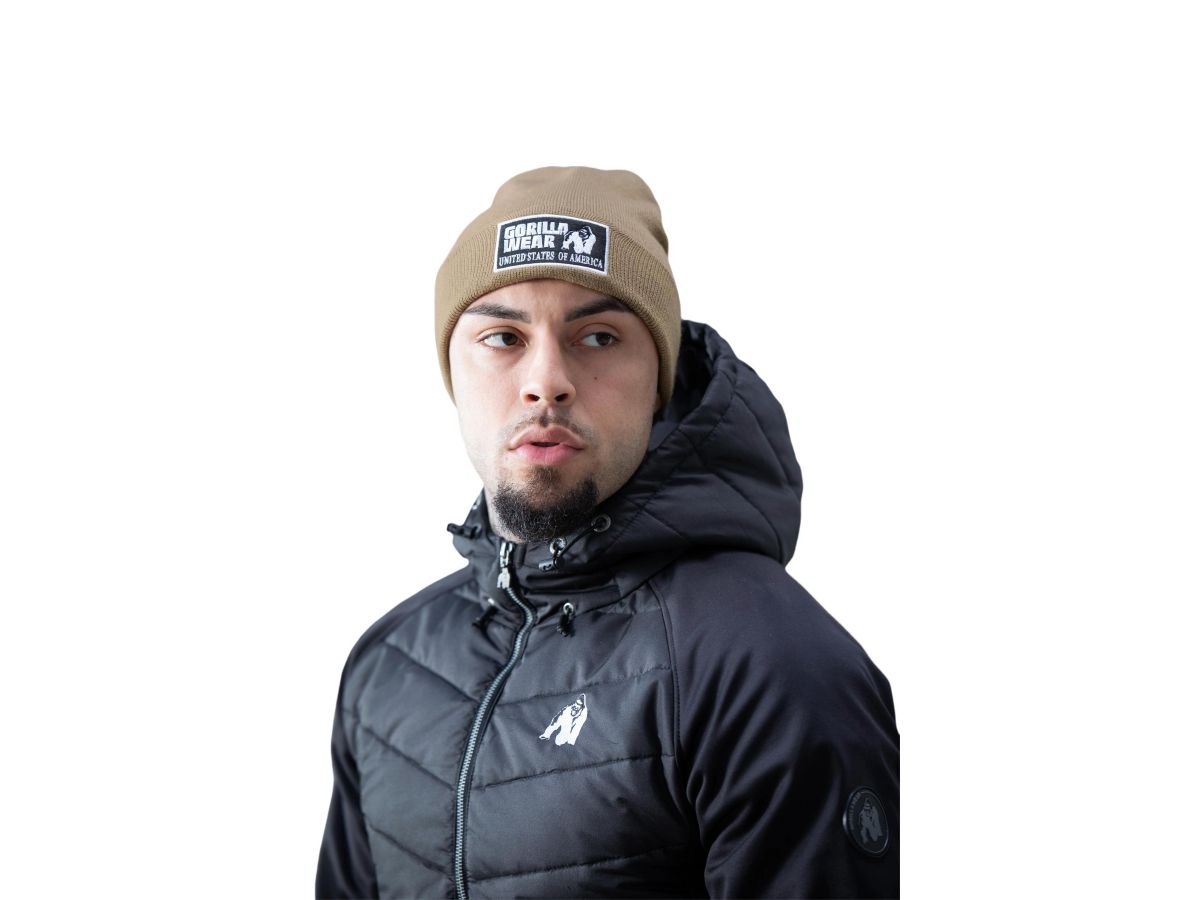 GORILLA WEAR - VERMONT BEANIE - SAPKA -BÉZS