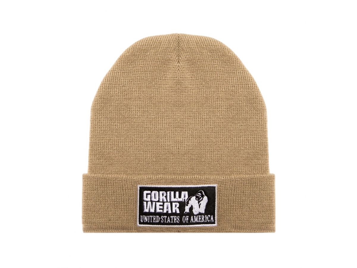 GORILLA WEAR - VERMONT BEANIE - SAPKA -BÉZS