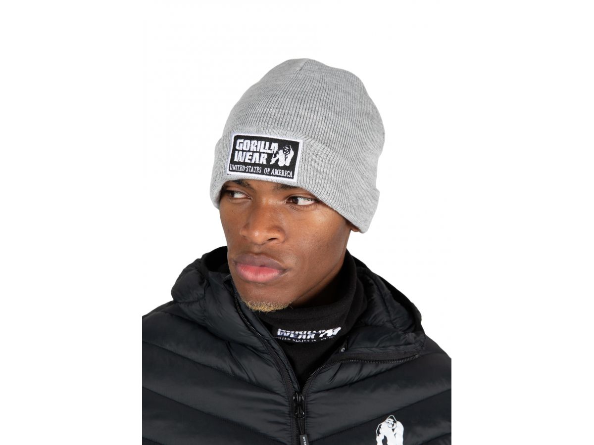 GORILLA WEAR - VERMONT BEANIE - SAPKA -SZÜRKE GORILLA WEAR - VERMONT BEANIE - SAPKA -SZÜRKE