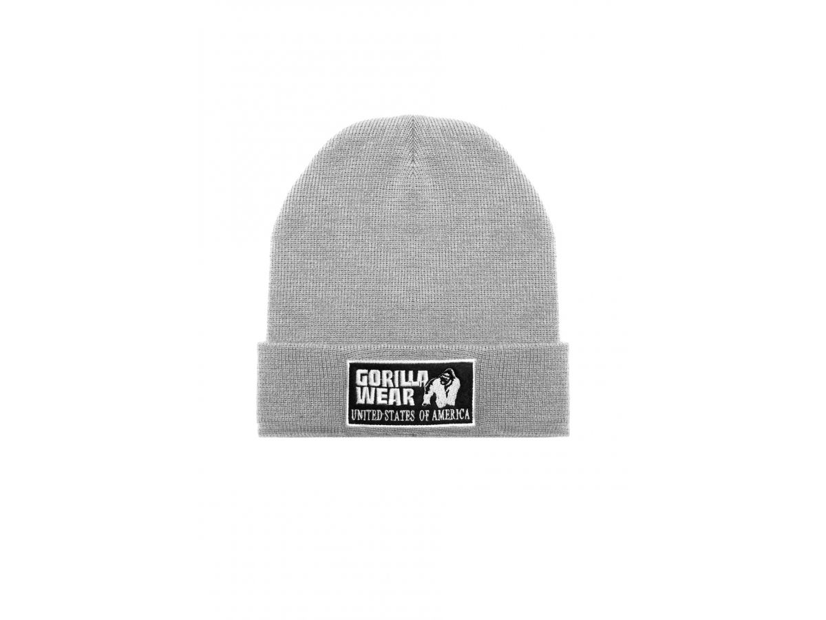 GORILLA WEAR - VERMONT BEANIE - SAPKA -SZÜRKE GORILLA WEAR - VERMONT BEANIE - SAPKA -SZÜRKE