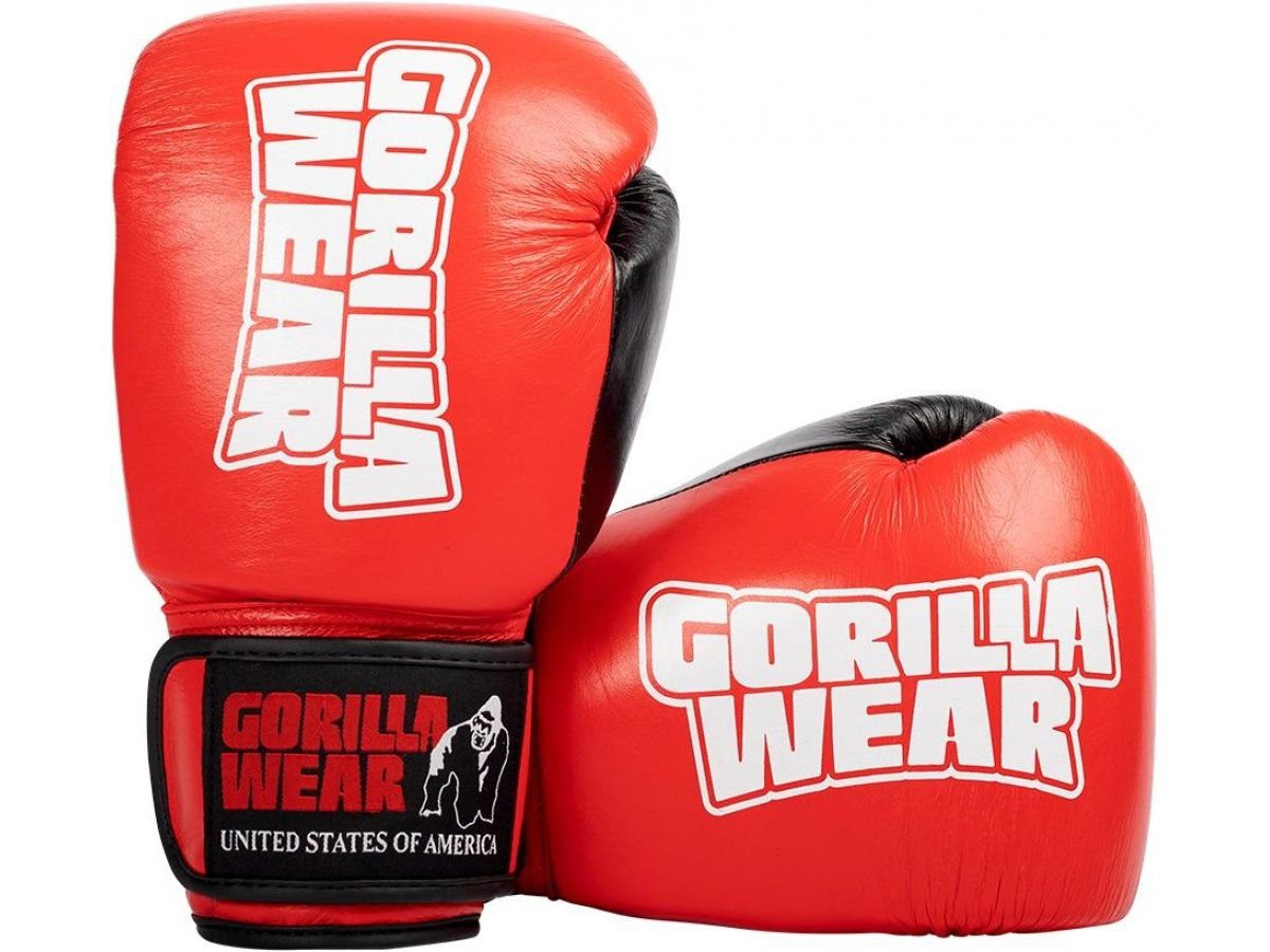 GORILLA WEAR - ASHTON PRO GLOVES - BOXKESZTYŰ - PIROS/FEKETE GORILLA WEAR - ASHTON PRO GLOVES - BOXKESZTYŰ - PIROS/FEKETE