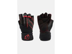 GORILLA WEAR - DALLAS TRAINING GLOVES - CSUKLÓSZORÍTÓS KESZTYŰ 2.0 - FEKETE/PIROS