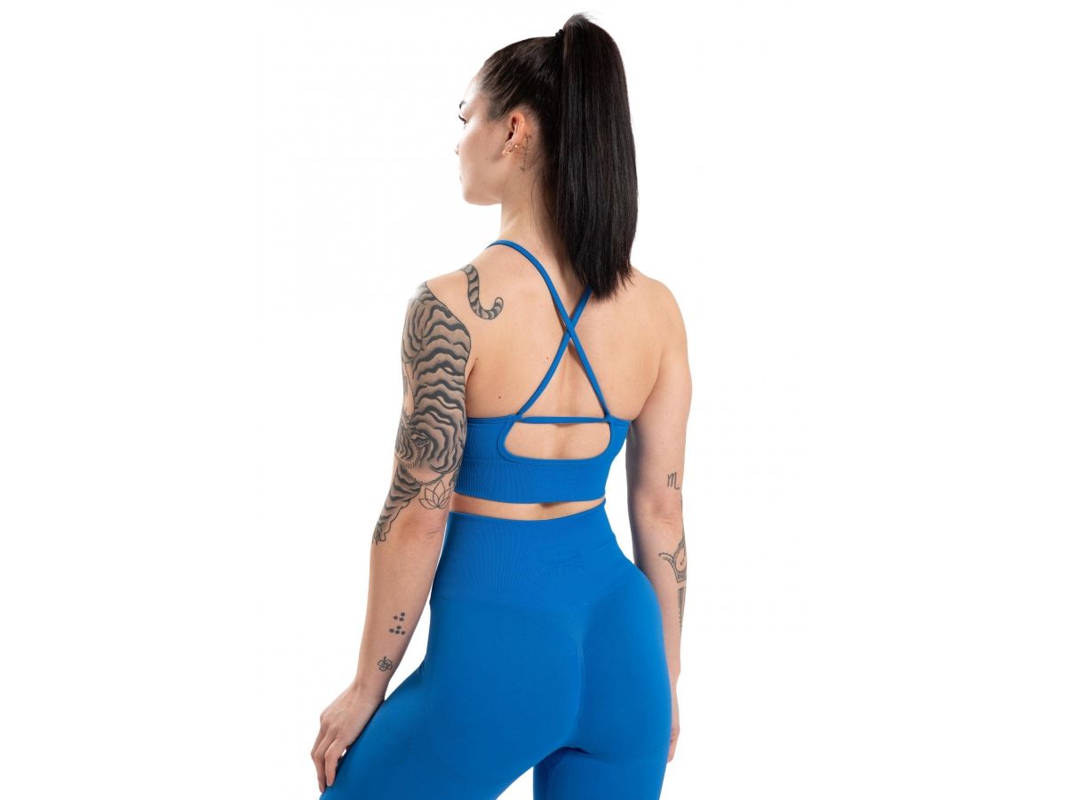 GORILLA WEAR - OLIVIA SEAMLESS BRA - VARRÁSMENTES MELLTARTÓ - KÉK GORILLA WEAR - OLIVIA SEAMLESS BRA - VARRÁSMENTES MELLTARTÓ - KÉK