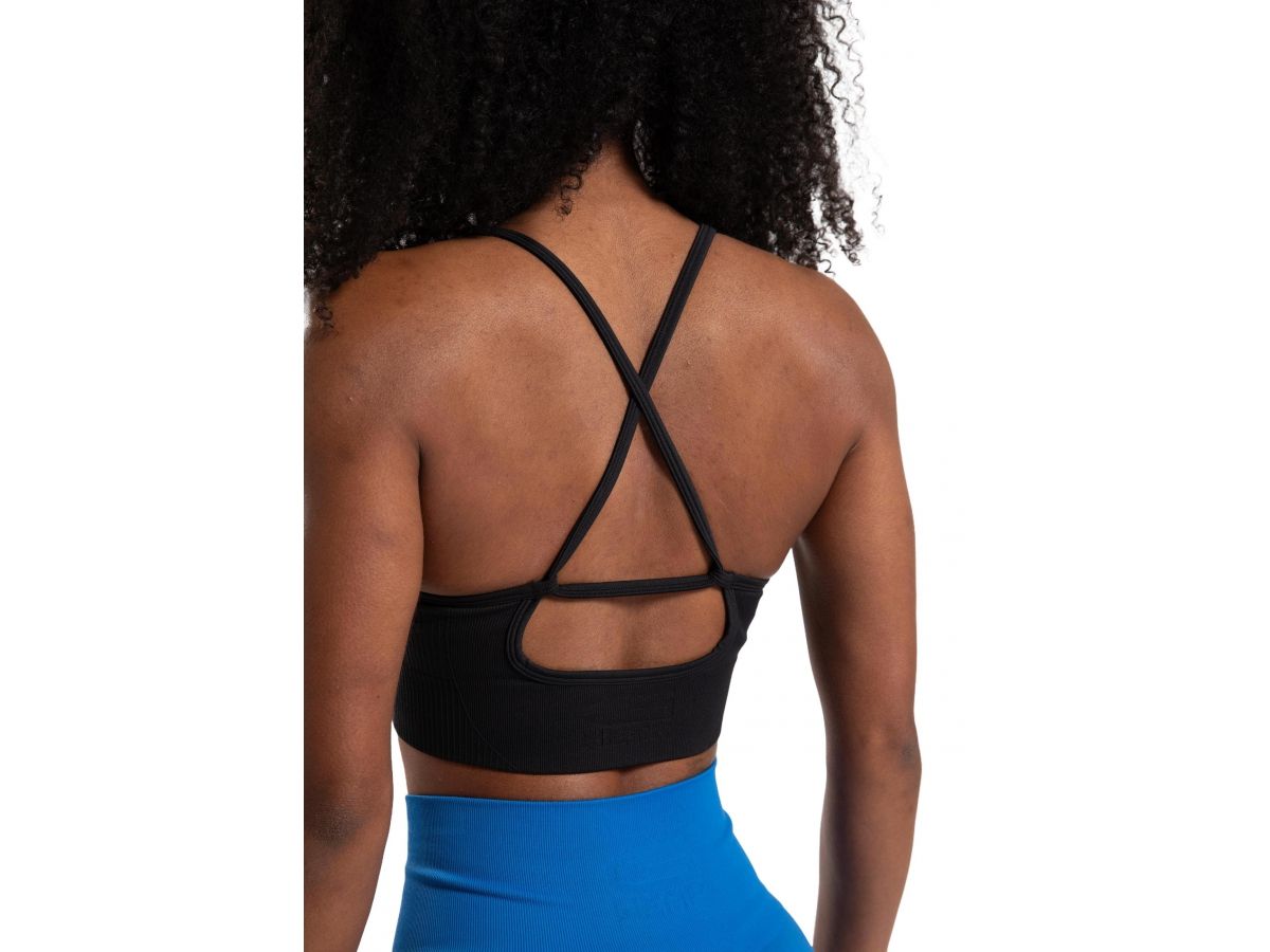 GORILLA WEAR - OLIVIA SEAMLESS BRA - VARRÁSMENTES MELLTARTÓ - FEKETE GORILLA WEAR - OLIVIA SEAMLESS BRA - VARRÁSMENTES MELLTARTÓ - FEKETE
