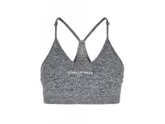 GORILLA WEAR - QUINCY SEAMLESS SPORT BRA - NŐI SPORTMELLTARTÓ - SZÜRKE