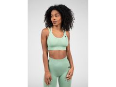 GORILLA WEAR - WHITNEY SEAMLESS BRA - NŐI VARRÁSMENTES SPORTMELLTARTÓ - ZÖLD