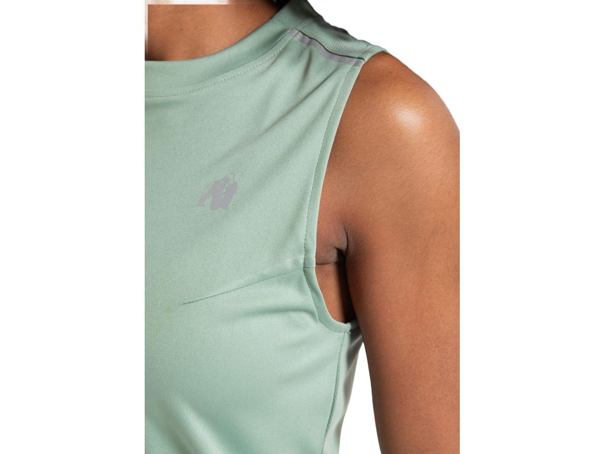 GORILLA WEAR - MOKENA TANK TOP - NŐI TOP - ZÖLD