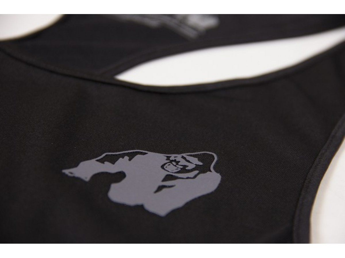 GORILLA WEAR - SANTA MONICA TANK TOP - NŐI TRIKÓ - FEKETE/SZÜRKE GORILLA WEAR - SANTA MONICA TANK TOP - NŐI TRIKÓ - FEKETE/SZÜRKE