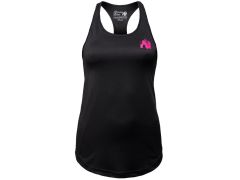 GORILLA WEAR - SANTA MONICA TANK TOP - NŐI  TRIKÓ - FEKETE/RÓZSASZÍN