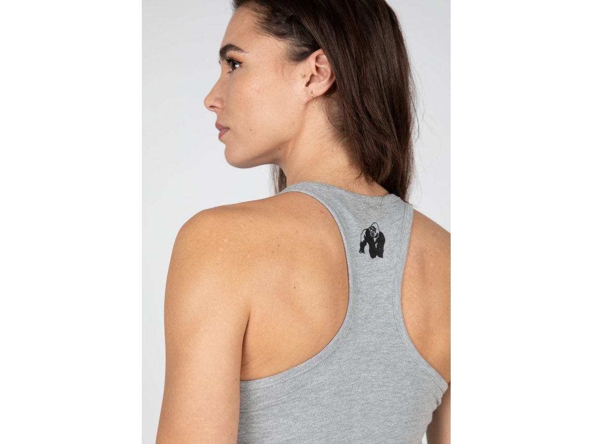 GORILLA WEAR - VERONA TANK TOP - NŐI TRIKÓ - SZÜRKE GORILLA WEAR - VERONA TANK TOP - NŐI TRIKÓ - SZÜRKE