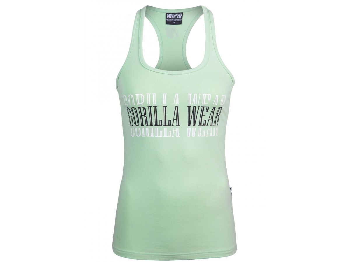 GORILLA WEAR - VERONA TANK TOP - NŐI TRIKÓ - ZÖLD GORILLA WEAR - VERONA TANK TOP - NŐI TRIKÓ - ZÖLD
