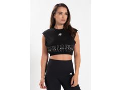 GORILLA WEAR - ALBION OVERSIZED CROP TOP - NŐI TÚLMÉRETEZETT CROP FELSŐ - FEKETE 