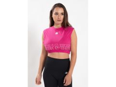 GORILLA WEAR - ALBION OVERSIZED CROP TOP - NŐI TÚLMÉRETEZETT CROP FELSŐ - RÓZSASZÍN