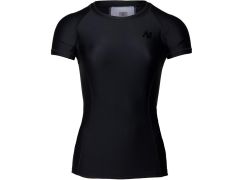 GORILLA WEAR - CARLIN COMPRESSION SHORT SLEEVE TOP - NŐI PÓLÓ - FEKETE