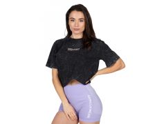 GORILLA WEAR - MEDINA OVERSIZED T-SHIRT - NŐI TÚLMÉRETEZETT PÓLÓ - MOSOTT FEKETE