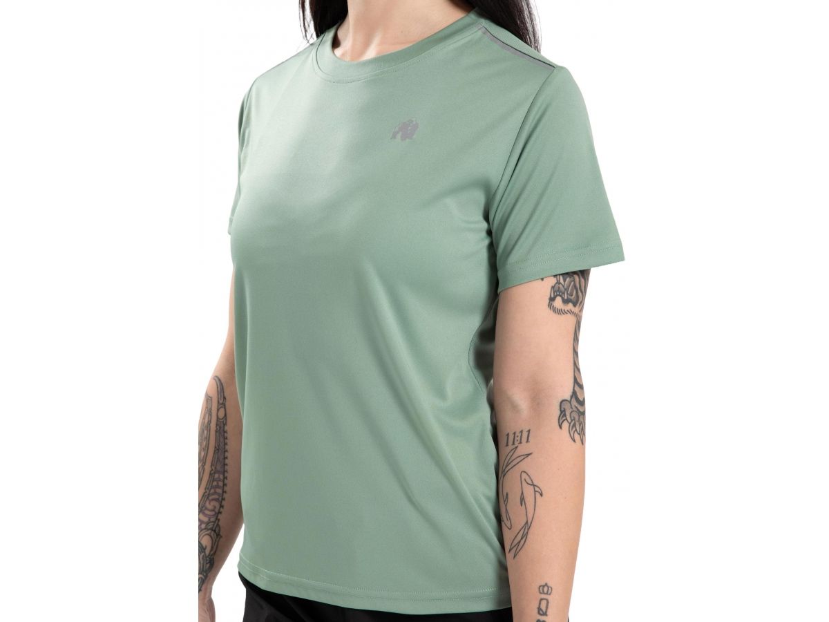 GORILLA WEAR - MOKENA T-SHIRT - NŐI PÓLÓ - ZÖLD