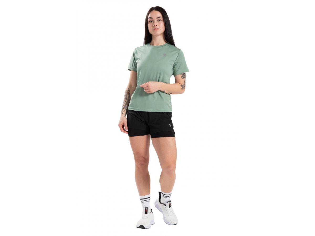 GORILLA WEAR - MOKENA T-SHIRT - NŐI PÓLÓ - ZÖLD
