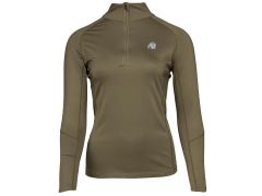 GORILLA WEAR - MELISSA LONGSLEEVE - NŐI HOSSZÚ UJJÚ FELSŐ - KATONA ZÖLD