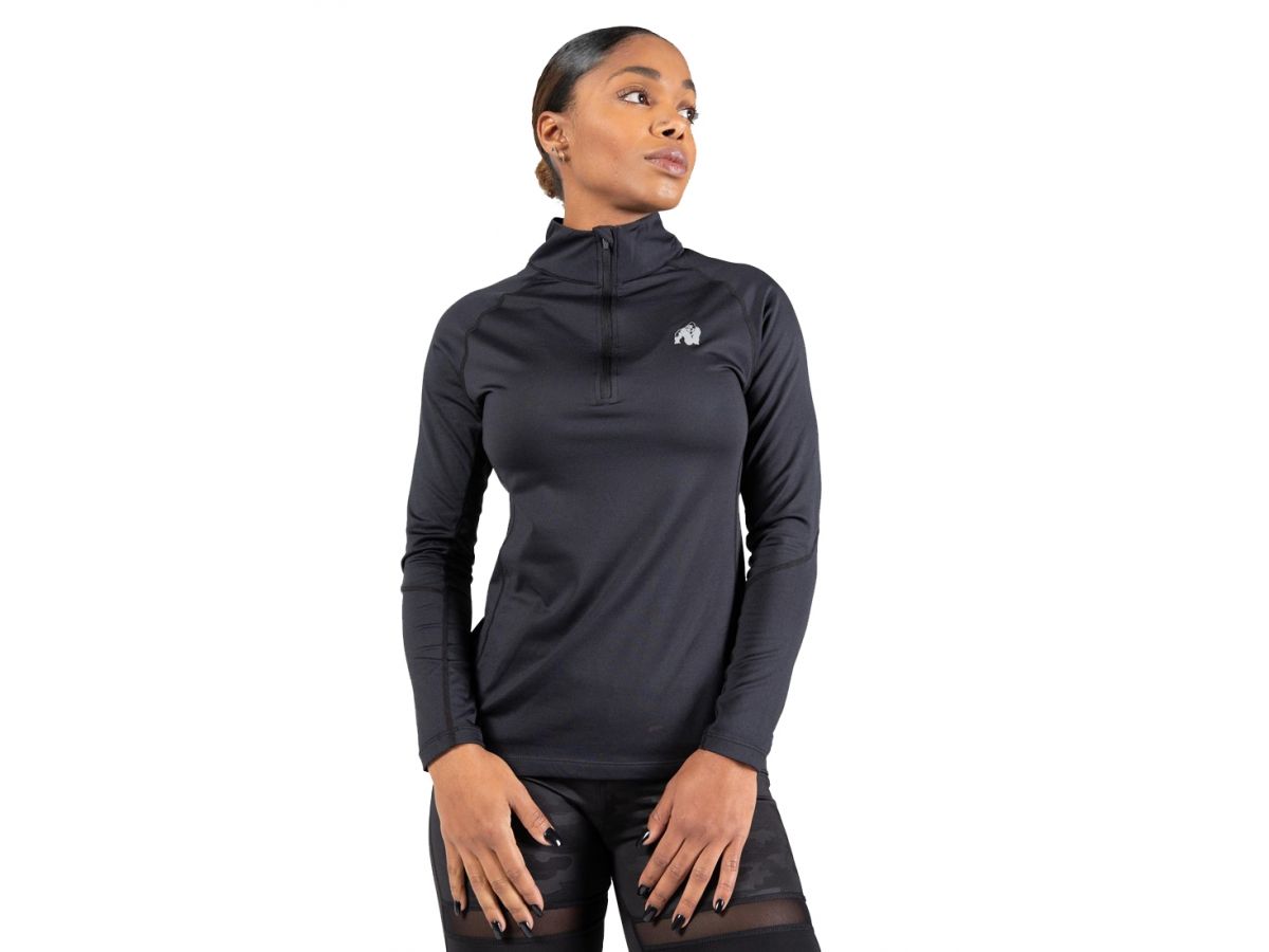 GORILLA WEAR - MELISSA LONGSLEEVE - NŐI HOSSZÚ UJJÚ FELSŐ - FEKETE GORILLA WEAR - MELISSA LONGSLEEVE - NŐI HOSSZÚ UJJÚ FELSŐ - FEKETE