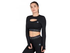 GORILLA WEAR - OSSEO LONG SLEEVE - NŐI HOSSZÚ UJJÚ FELSŐ - FEKETE