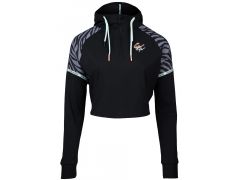 GORILLA WEAR - ZION CROPPED HOODIE - NŐI CROPP PULÓVER - FEKETE