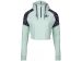 GORILLA WEAR - ZION CROPPED HOODIE - NŐI CROPP PULÓVER - ZÖLD
