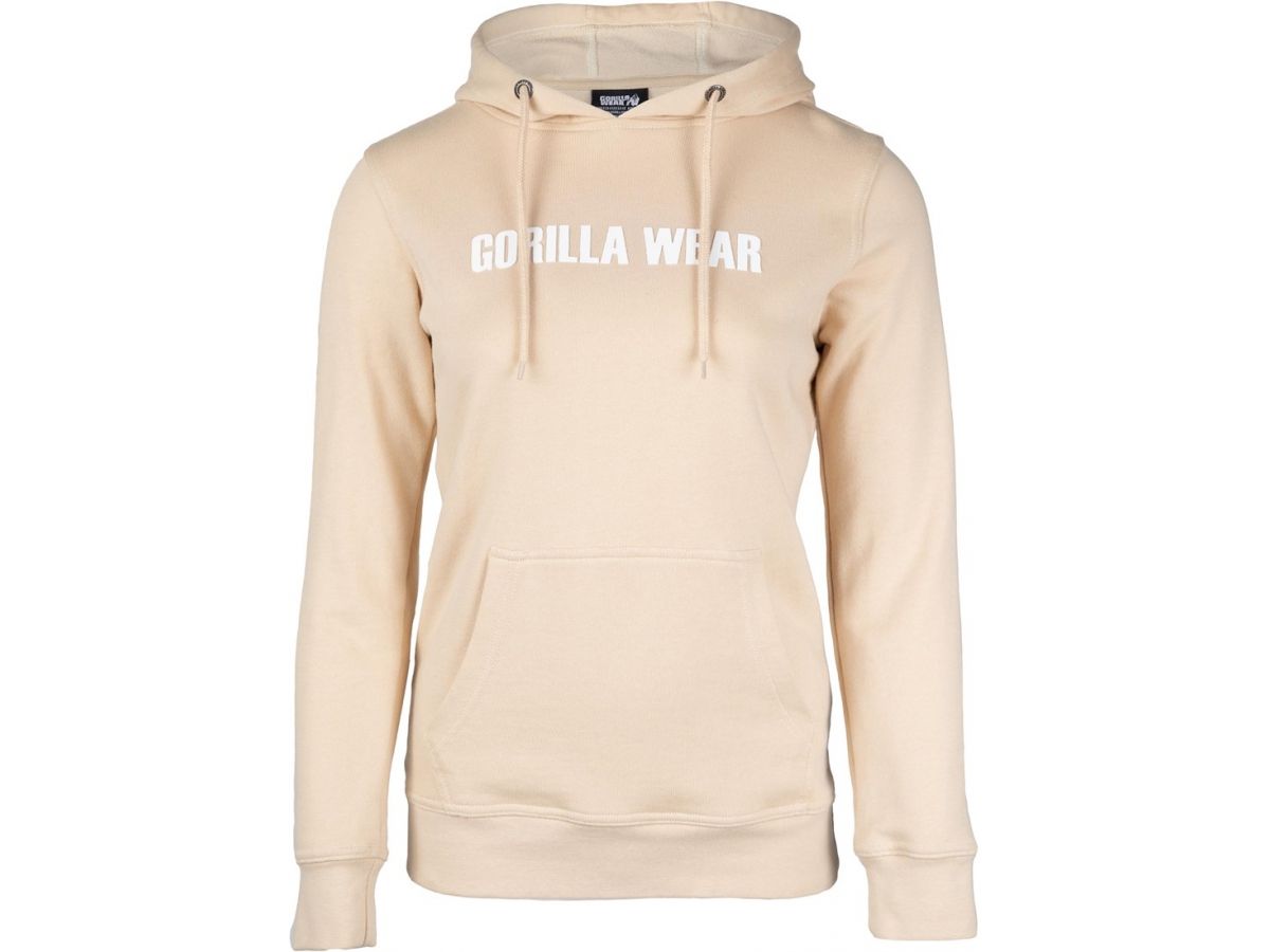 GORILLA WEAR - CHARLOTTE HOODIE - NŐI PULÓVER - BÉZS GORILLA WEAR - CHARLOTTE HOODIE - NŐI PULÓVER - BÉZS