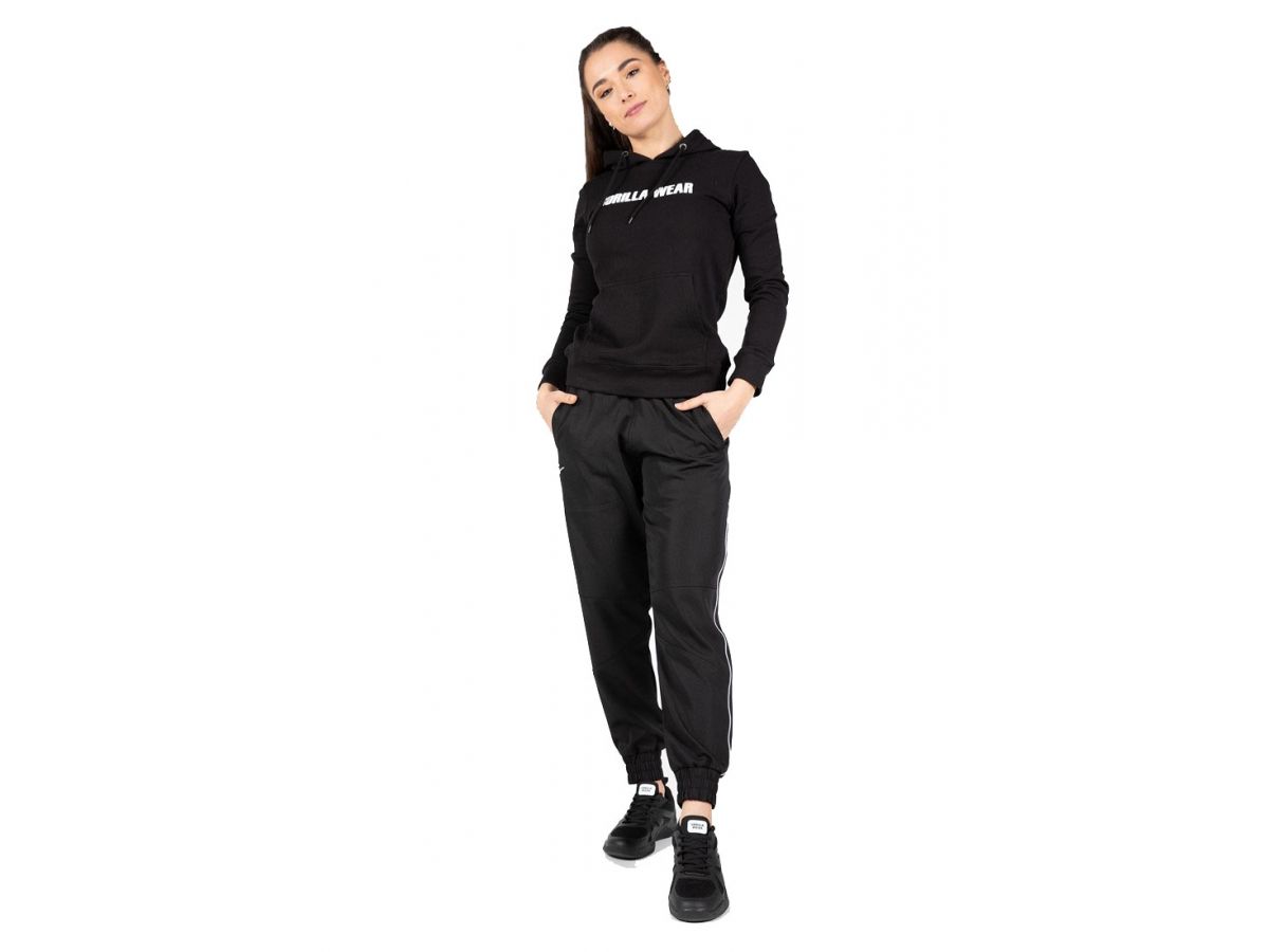 GORILLA WEAR - CHARLOTTE HOODIE - NŐI PULÓVER - FEKETE GORILLA WEAR - CHARLOTTE HOODIE - NŐI PULÓVER - FEKETE