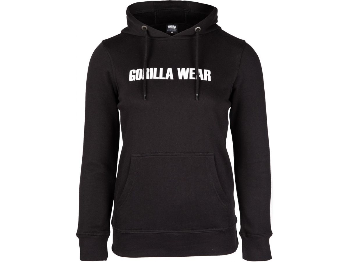 GORILLA WEAR - CHARLOTTE HOODIE - NŐI PULÓVER - FEKETE GORILLA WEAR - CHARLOTTE HOODIE - NŐI PULÓVER - FEKETE