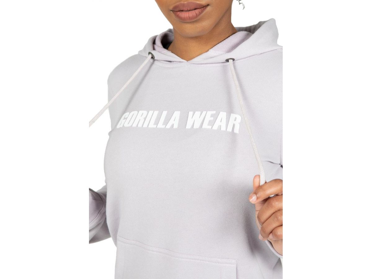 GORILLA WEAR - CHARLOTTE HOODIE - NŐI PULÓVER - SZÜRKE GORILLA WEAR - CHARLOTTE HOODIE - NŐI PULÓVER - SZÜRKE