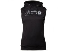 GORILLA WEAR - SELMA SLEEVELESS HOODIE - NŐI UJJATLAN PULÓVER - FEKETE