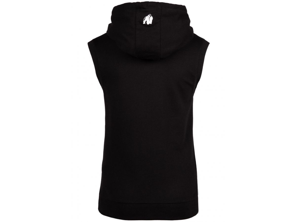 GORILLA WEAR - VIRGINIA SLEEVELESS HOODIE - NŐI UJJATLAN PULÓVER - FEKETE