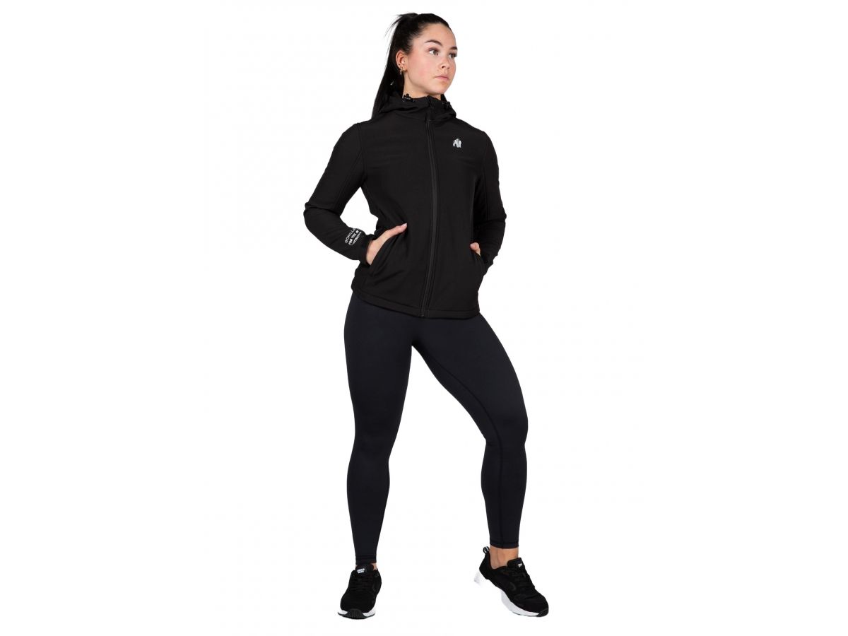 GORILLA WEAR - MINA SOFTSHELL JACKET - NŐI SOFTSHELL KABÁT - FEKETE GORILLA WEAR - MINA SOFTSHELL JACKET - NŐI SOFTSHELL KABÁT - FEKETE