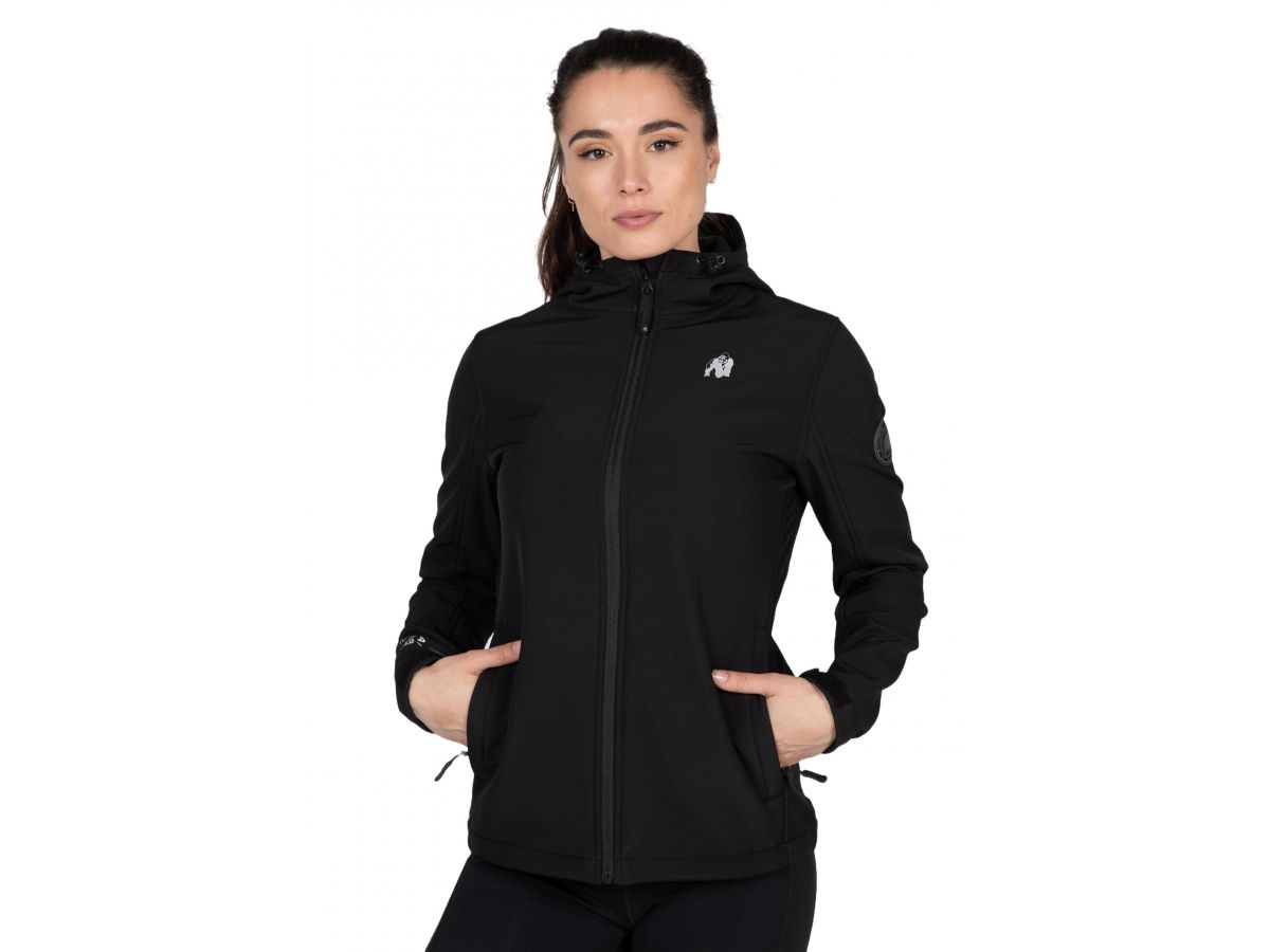 GORILLA WEAR - MINA SOFTSHELL JACKET - NŐI SOFTSHELL KABÁT - FEKETE GORILLA WEAR - MINA SOFTSHELL JACKET - NŐI SOFTSHELL KABÁT - FEKETE