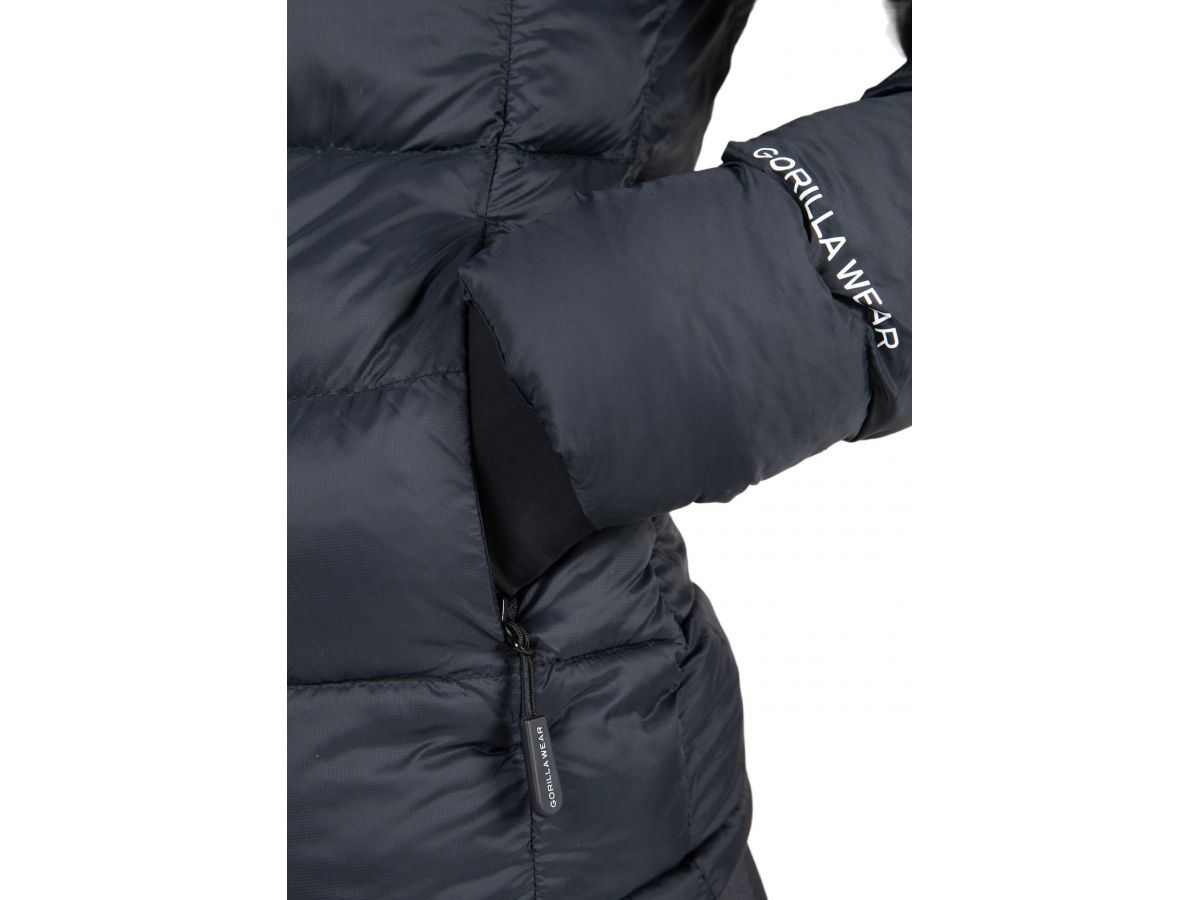 GORILLA WEAR - RACHEL PUFFER JACKET - NŐI PUFFI DZSEKI - FEKETE GORILLA WEAR - RACHEL PUFFER JACKET - NŐI PUFFI DZSEKI - FEKETE