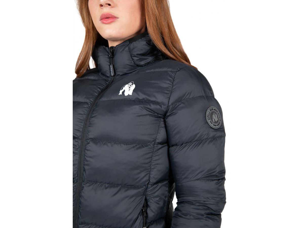 GORILLA WEAR - RACHEL PUFFER JACKET - NŐI PUFFI DZSEKI - FEKETE GORILLA WEAR - RACHEL PUFFER JACKET - NŐI PUFFI DZSEKI - FEKETE