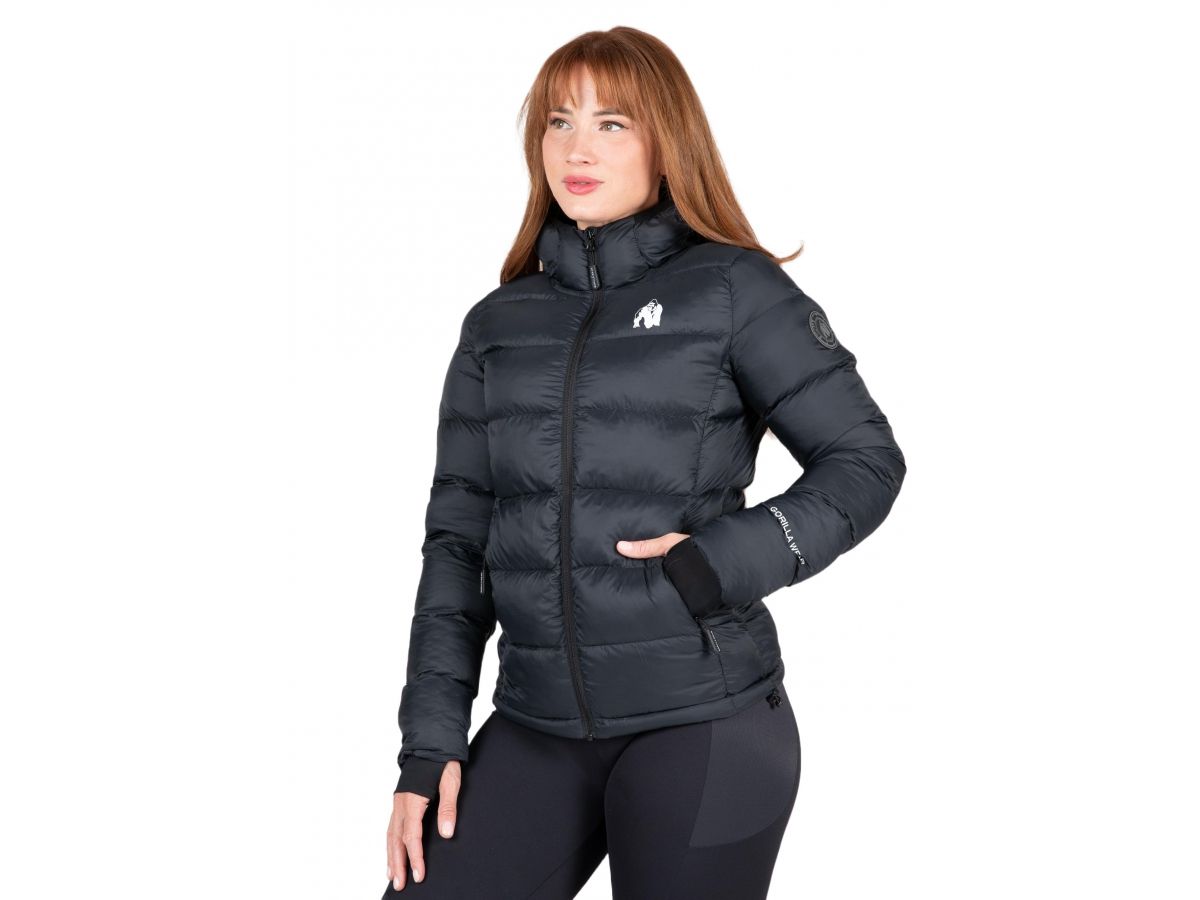 GORILLA WEAR - RACHEL PUFFER JACKET - NŐI PUFFI DZSEKI - FEKETE GORILLA WEAR - RACHEL PUFFER JACKET - NŐI PUFFI DZSEKI - FEKETE