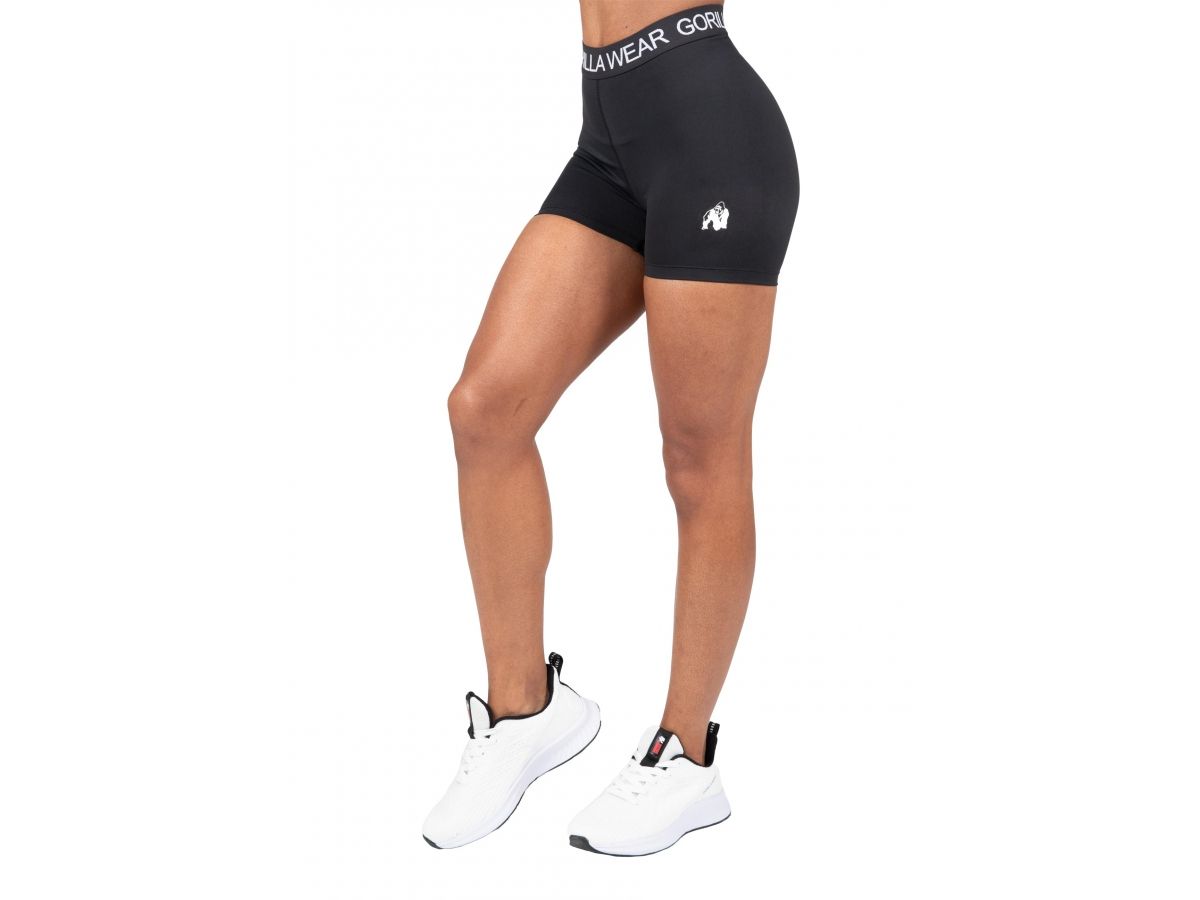 GORILLA WEAR - COLBY SHORTS - NŐI RÖVIDNADRÁG - FEKETE GORILLA WEAR - COLBY SHORTS - NŐI RÖVIDNADRÁG - FEKETE