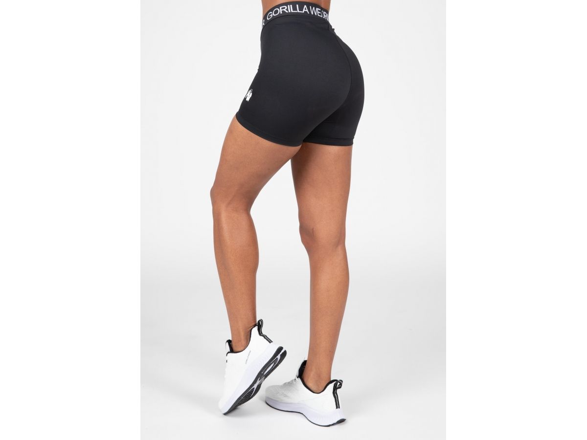 GORILLA WEAR - COLBY SHORTS - NŐI RÖVIDNADRÁG - FEKETE GORILLA WEAR - COLBY SHORTS - NŐI RÖVIDNADRÁG - FEKETE