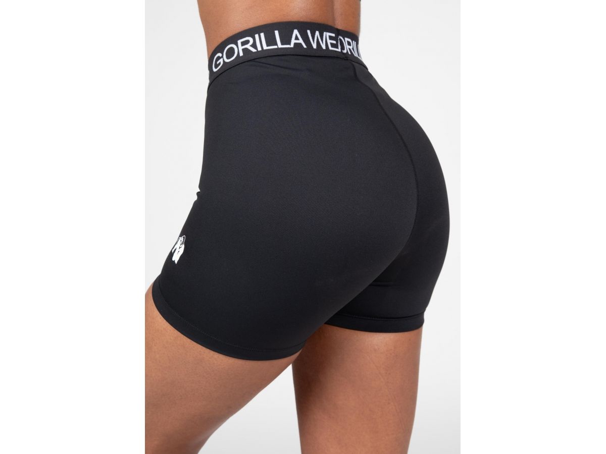 GORILLA WEAR - COLBY SHORTS - NŐI RÖVIDNADRÁG - FEKETE GORILLA WEAR - COLBY SHORTS - NŐI RÖVIDNADRÁG - FEKETE
