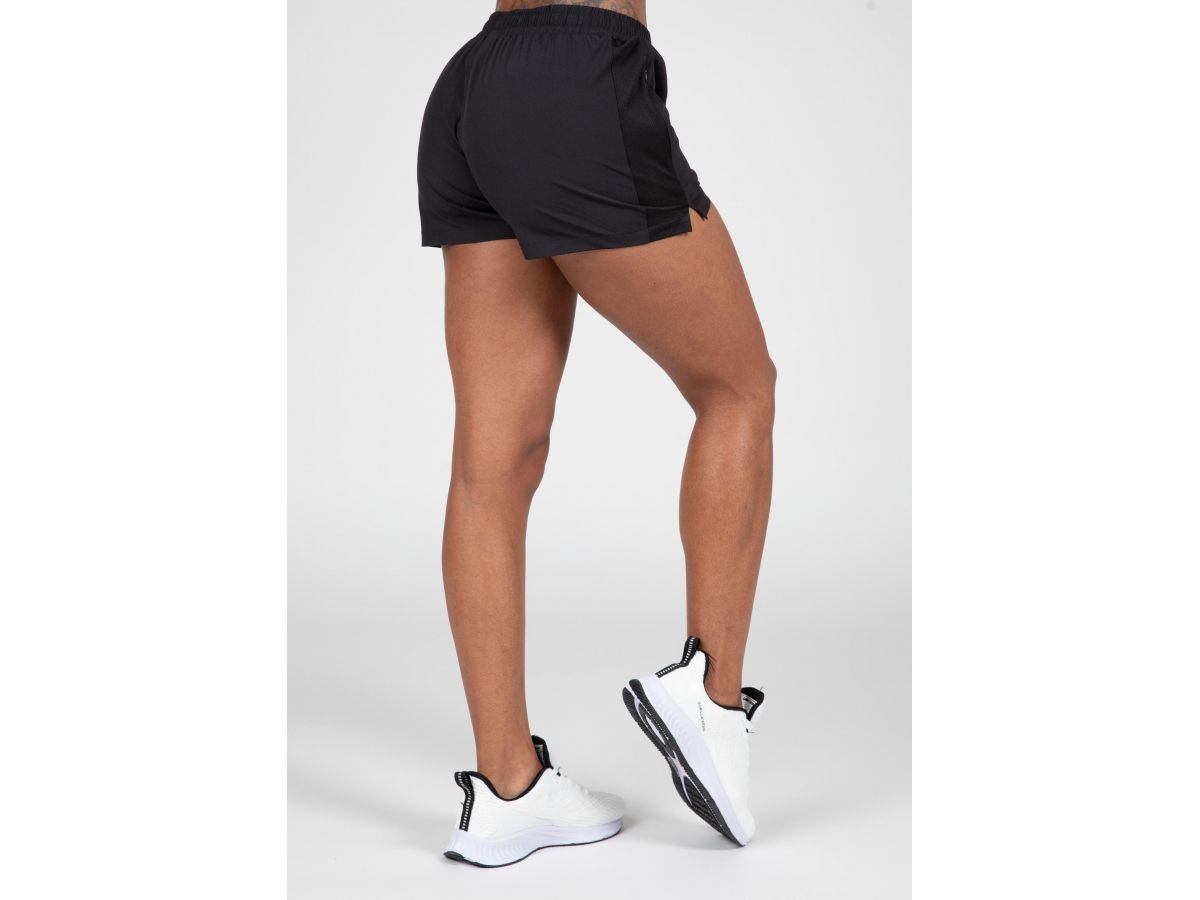 GORILLA WEAR - MARIETTA SHORTS - NŐI RÖVIDNADRÁG - FEKETE GORILLA WEAR - MARIETTA SHORTS - NŐI RÖVIDNADRÁG - FEKETE