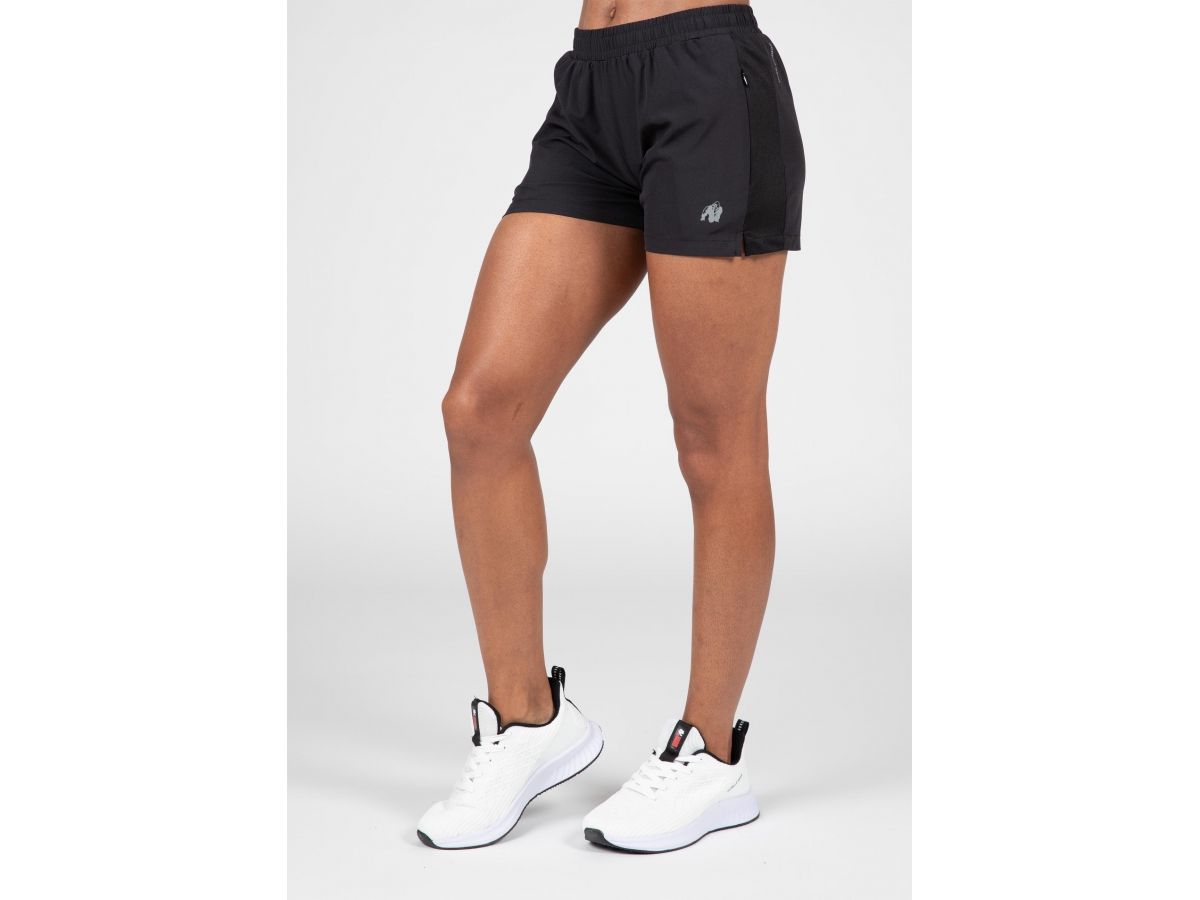 GORILLA WEAR - MARIETTA SHORTS - NŐI RÖVIDNADRÁG - FEKETE GORILLA WEAR - MARIETTA SHORTS - NŐI RÖVIDNADRÁG - FEKETE