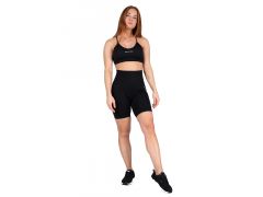 GORILLA WEAR - QUINCY SEAMLESS CYCLING SHORTS - NŐI VARRÁSMENTES BICIKLIS RÖVIDNADRÁG - FEKETE