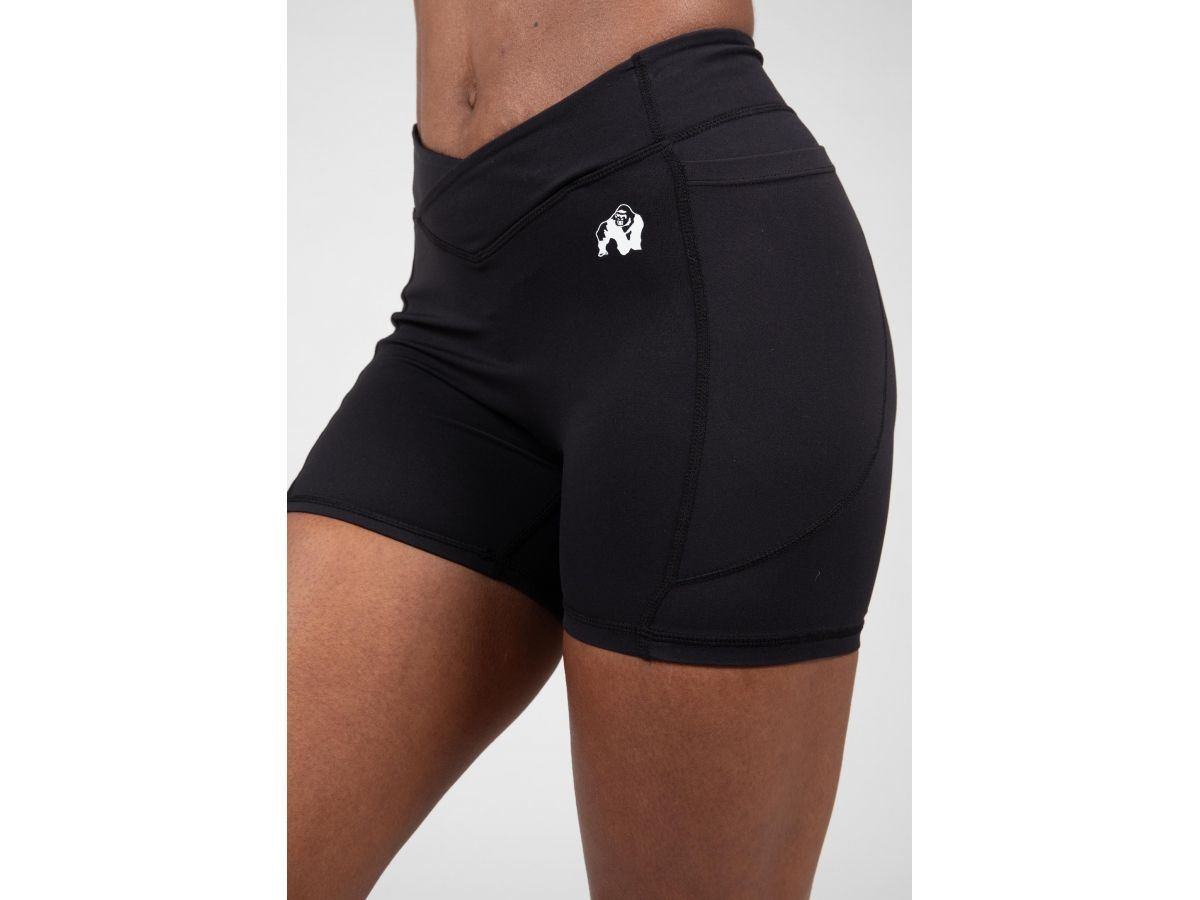GORILLA WEAR - WILLOW SHORT - NŐI RÖVIDNADRÁG - FEKETE  GORILLA WEAR - WILLOW SHORT - NŐI RÖVIDNADRÁG - FEKETE